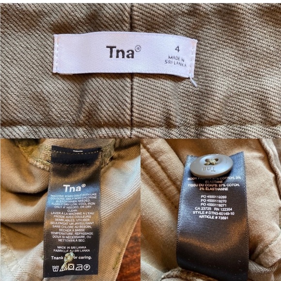 TNA Williamsburg Pant Gd Mossy Stone - Picture 12 of 13